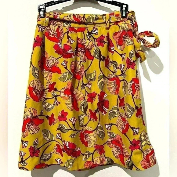 GRACE Elementary Graphic Florals Skirt Sz 6P - Picture 1 of 7
